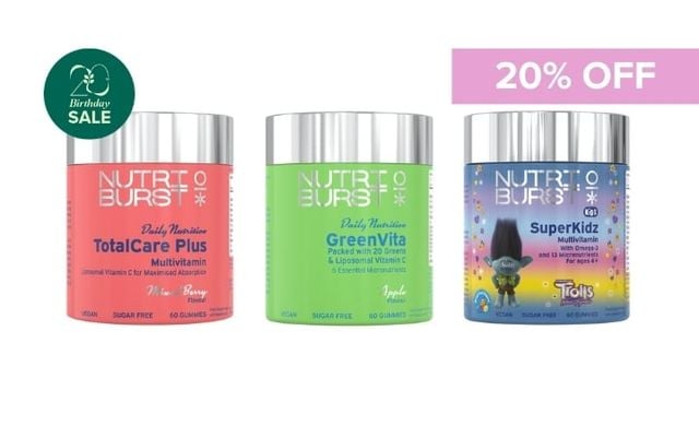 20% Off Nutriburst Range Cover Image